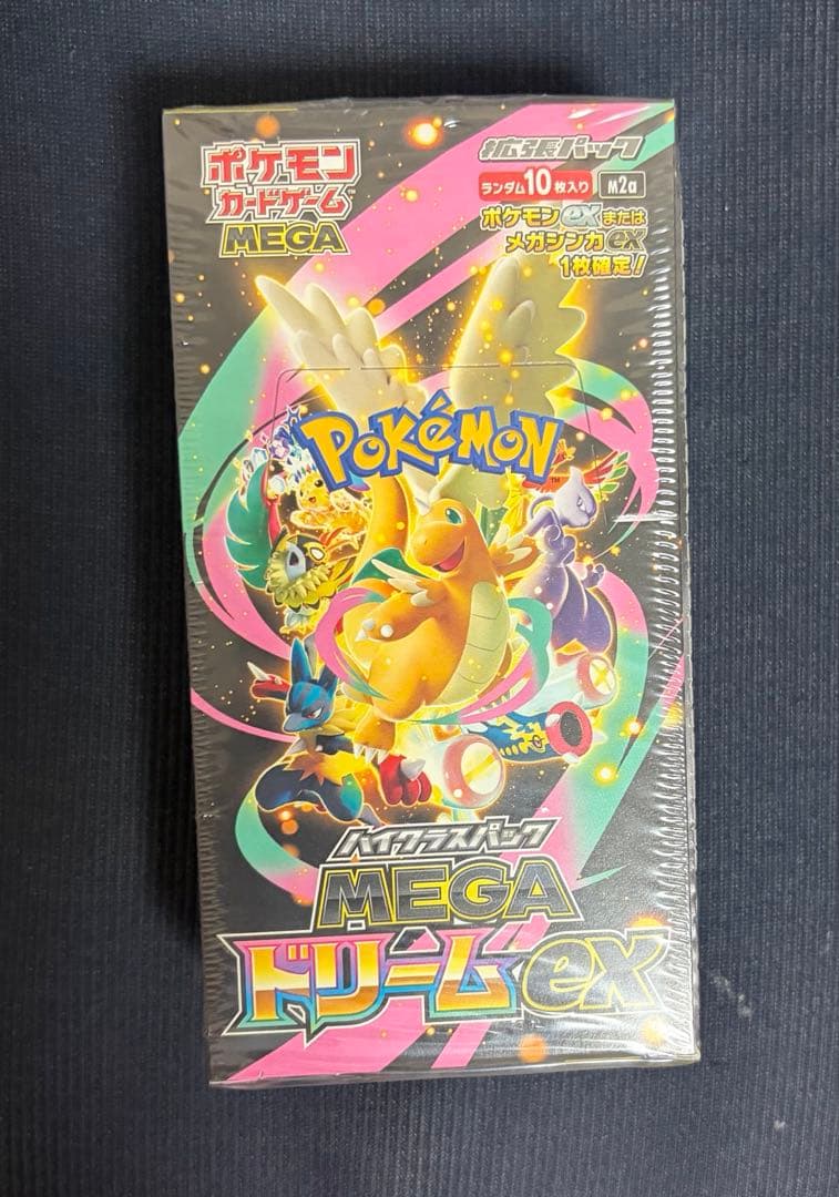 ポケモンカードゲーム　MEGAドリームex シュリンク付1box