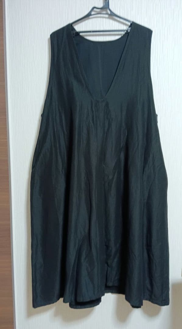 最終！ネストローブ。コットンリネンバックサテン2wayワンピース