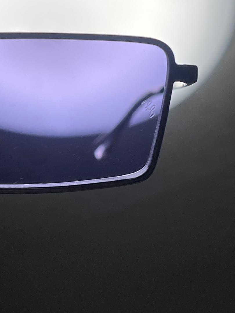 Ray-Ban 紫色レンズ 四角形サングラスRB3741 EMY