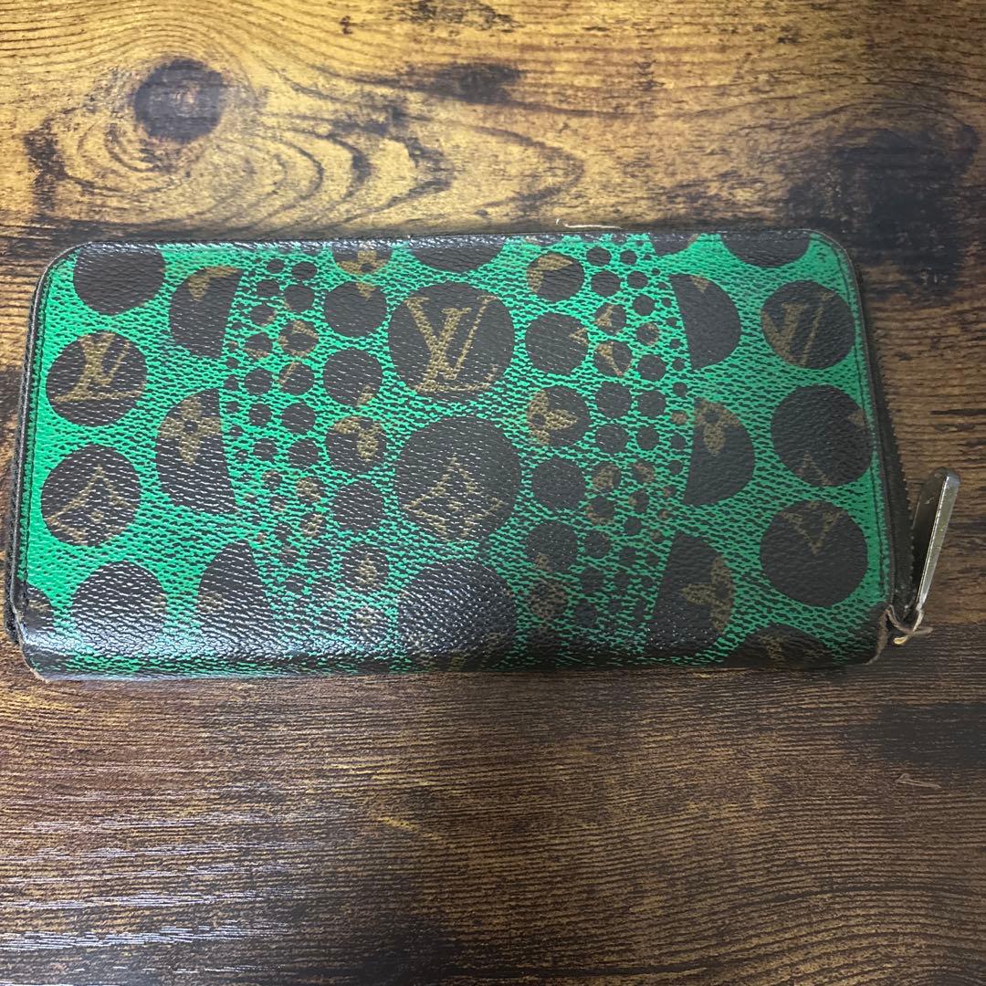 【ジャンク品】louis vuitton 草間彌生 長財布