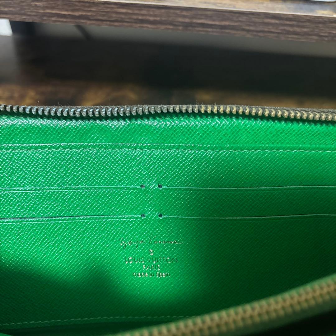 【ジャンク品】louis vuitton 草間彌生 長財布