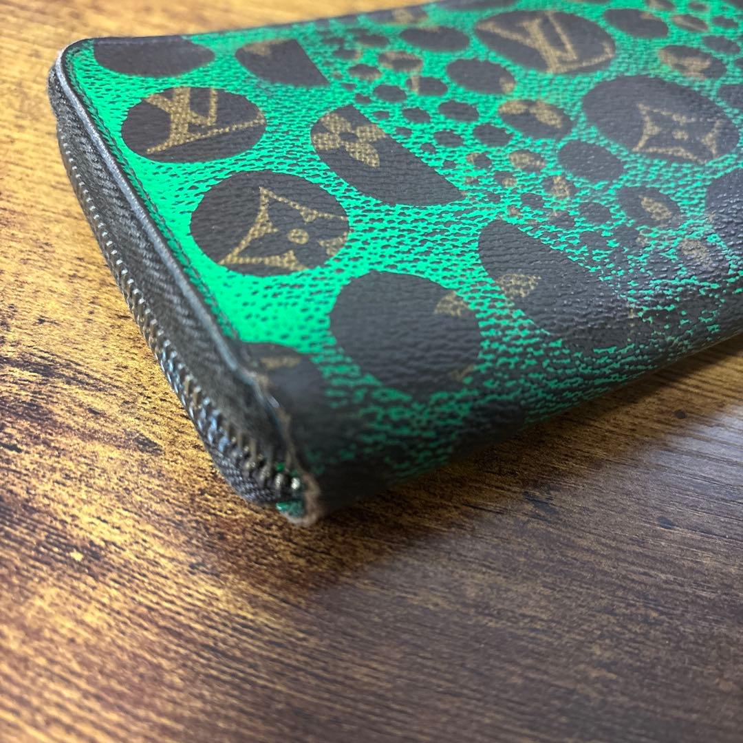 【ジャンク品】louis vuitton 草間彌生 長財布