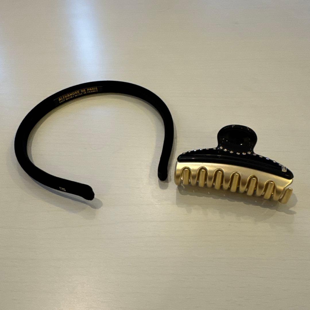 アレクサンドルドゥパリ　カチューシャとヘアクリップ