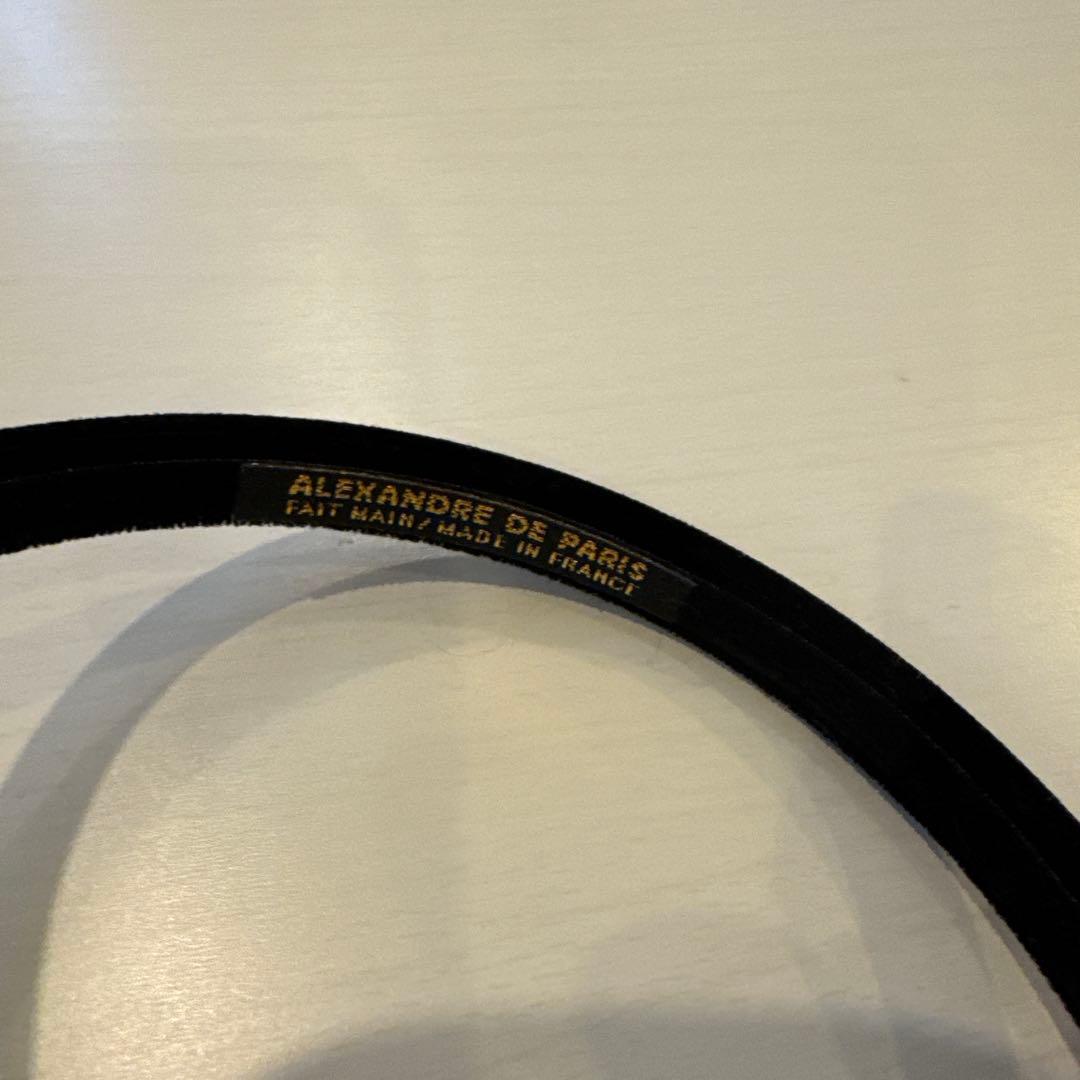 アレクサンドルドゥパリ　カチューシャとヘアクリップ