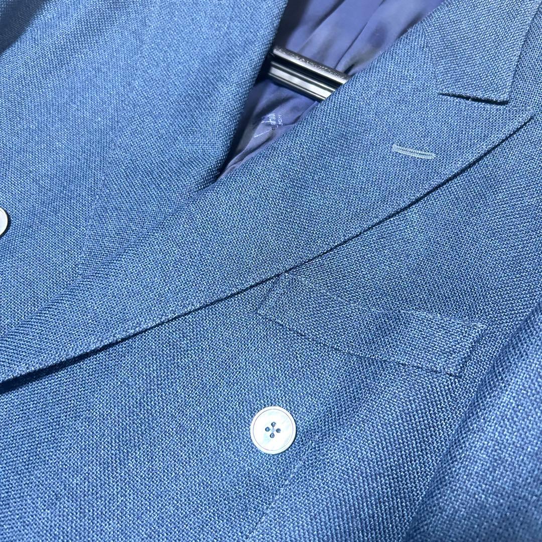 極美品　ダンヒル dunhill ダブルブレストテーラードジャケット　ネイビー