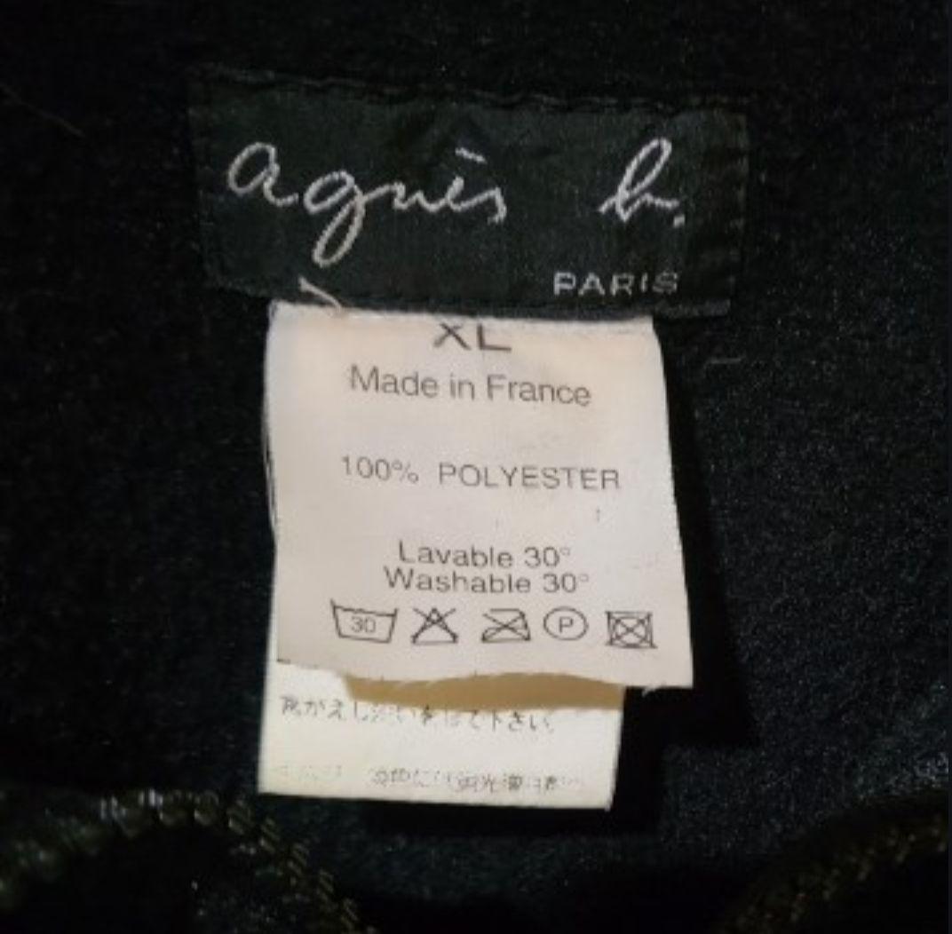 90s agnes b フリース ハーフジップ