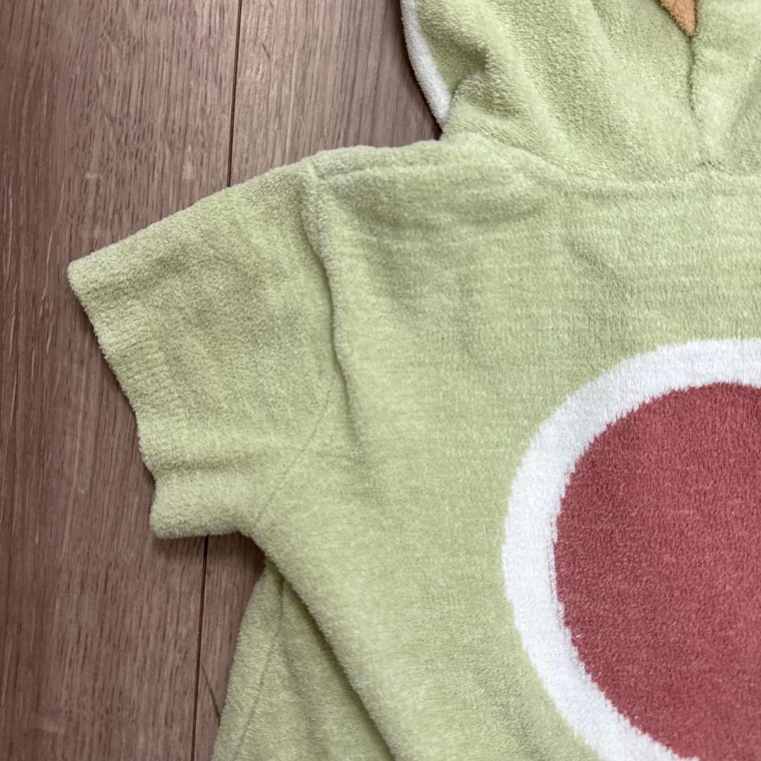 【美品】80 ジェラートピケ　ヨッシー　ロンパース　半袖