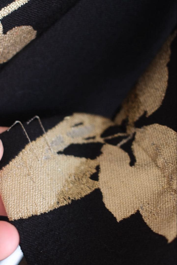 dries van noten ジャガード刺繍チェスターコート