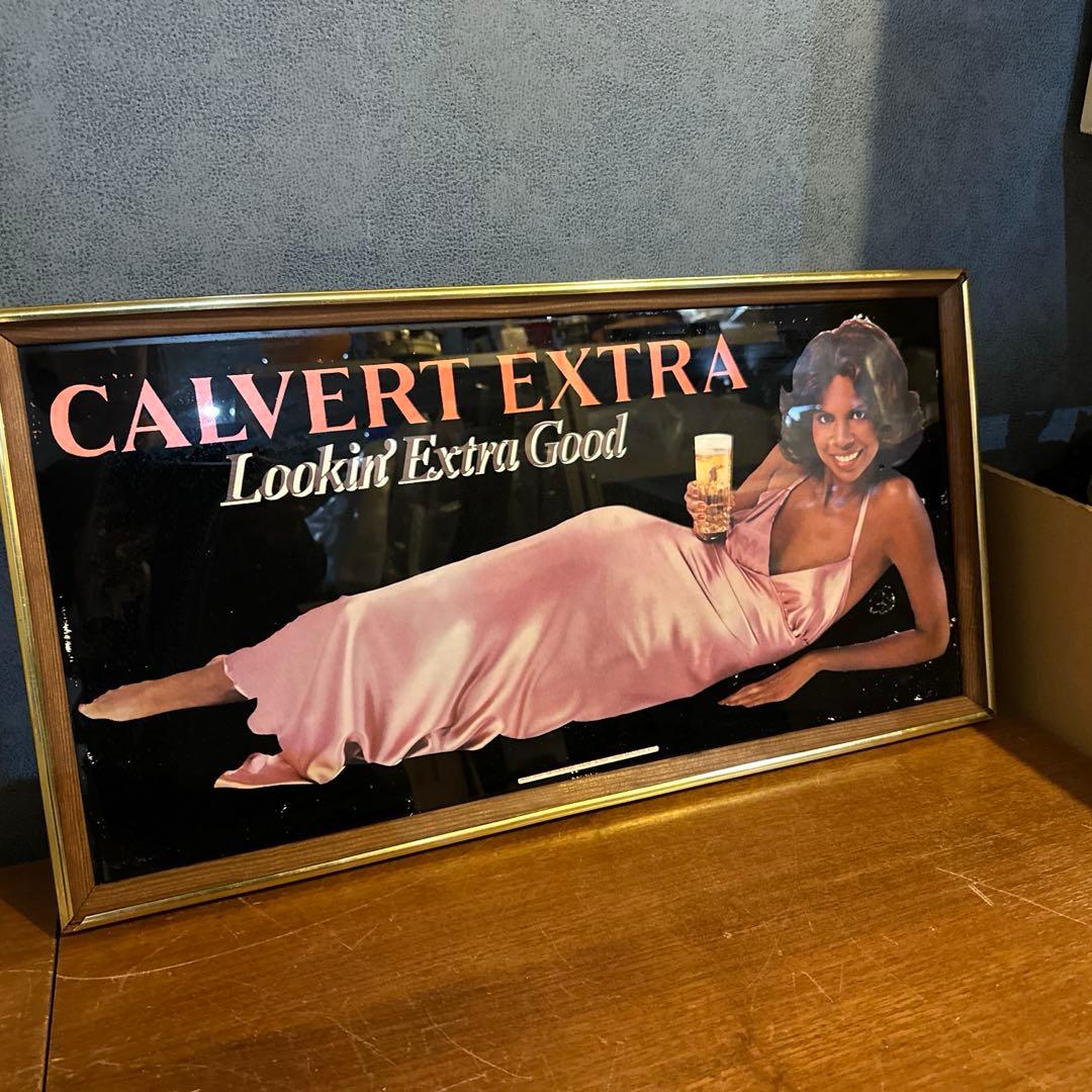 ヴィンテージ　ミラー　CALVERT EXTRA