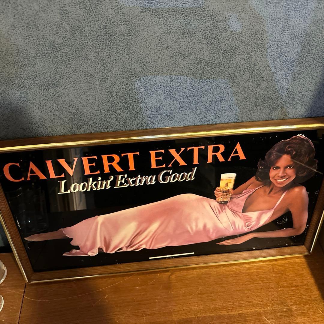 ヴィンテージ　ミラー　CALVERT EXTRA