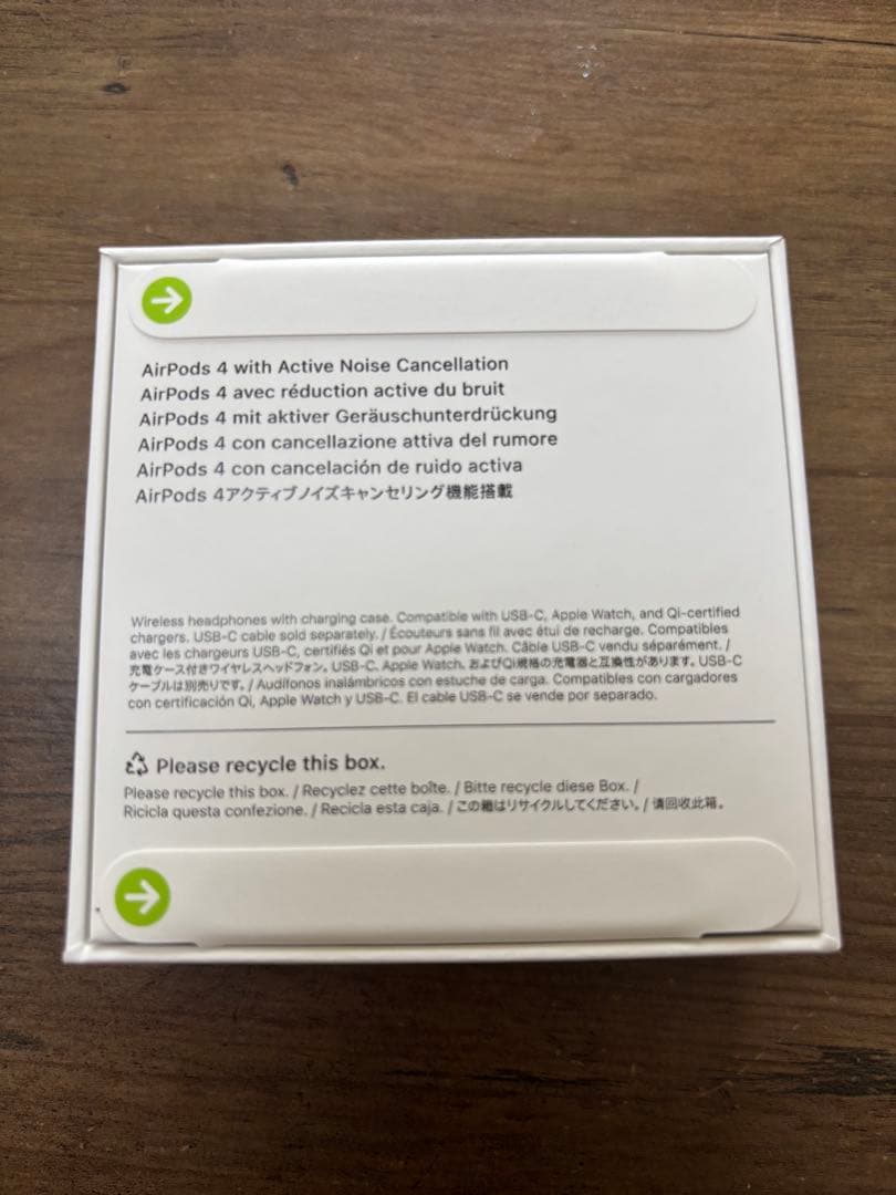 新品　未使用　AirPods 4 本体 アクティブノイズキャンセリング