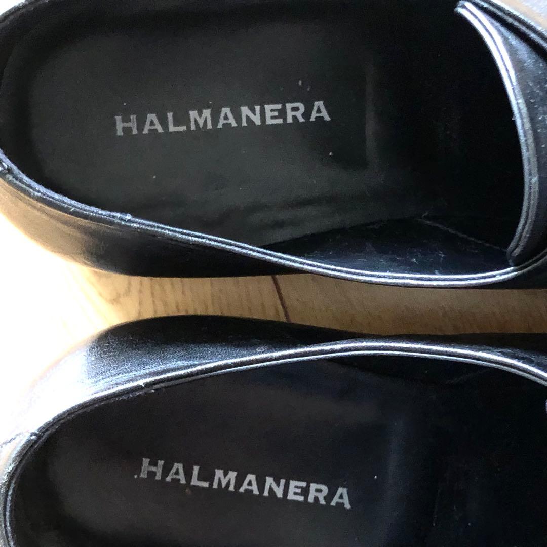 6.5万 HALMANERA 希少メンズ レザーシューズ 靴