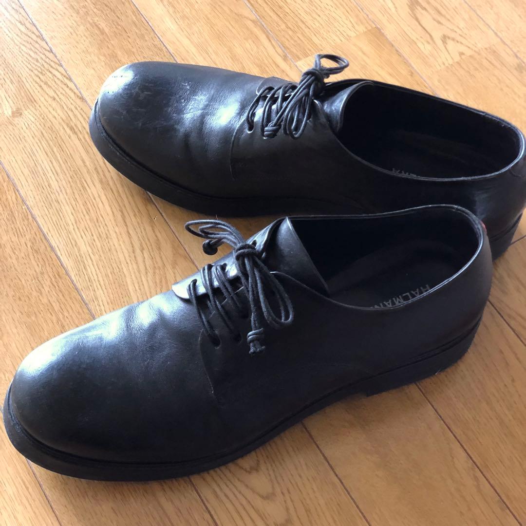 6.5万 HALMANERA 希少メンズ レザーシューズ 靴