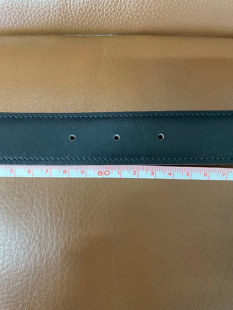 HERMES ベルト 黒 80 サイズ 箱付き