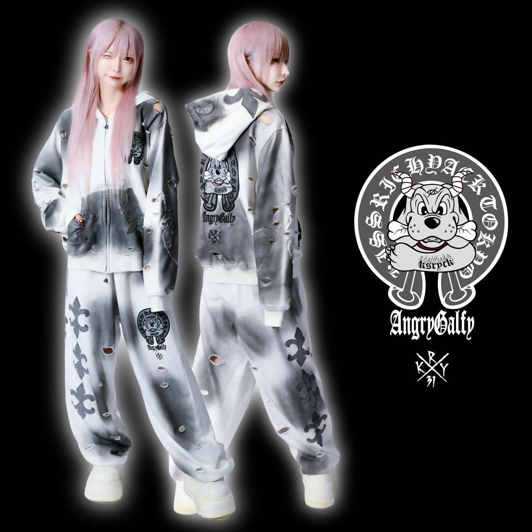 KRY ケリー ガルフィー コラボセットアップ ホワイト