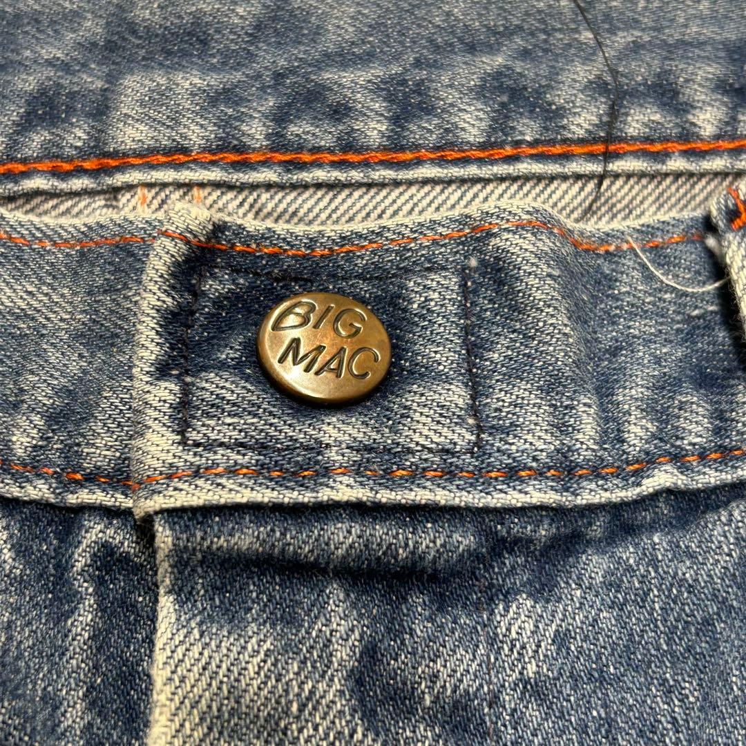 希少 70s BIG MAC 綿100% デニムペインターパンツ ヴィンテージ