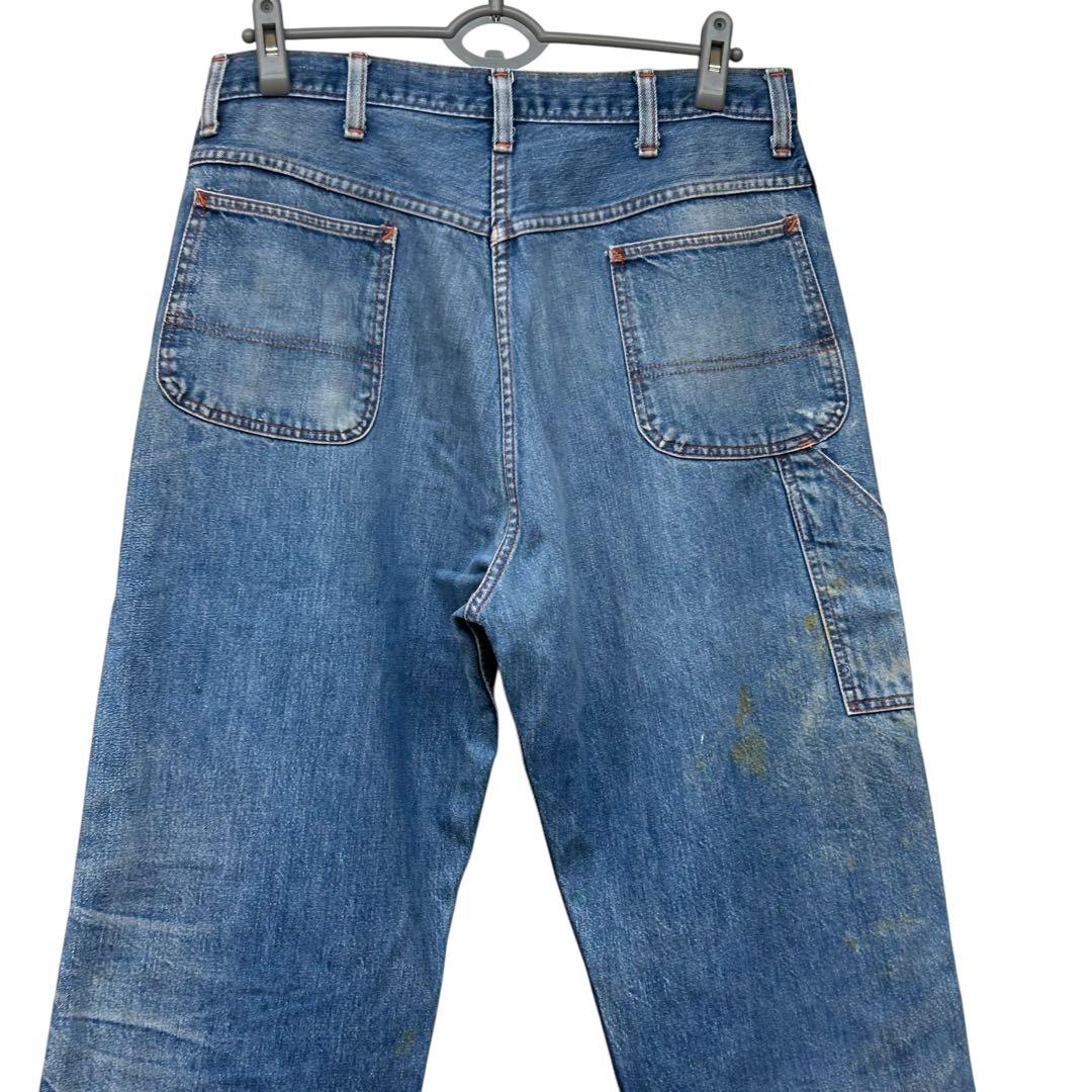 希少 70s BIG MAC 綿100% デニムペインターパンツ ヴィンテージ