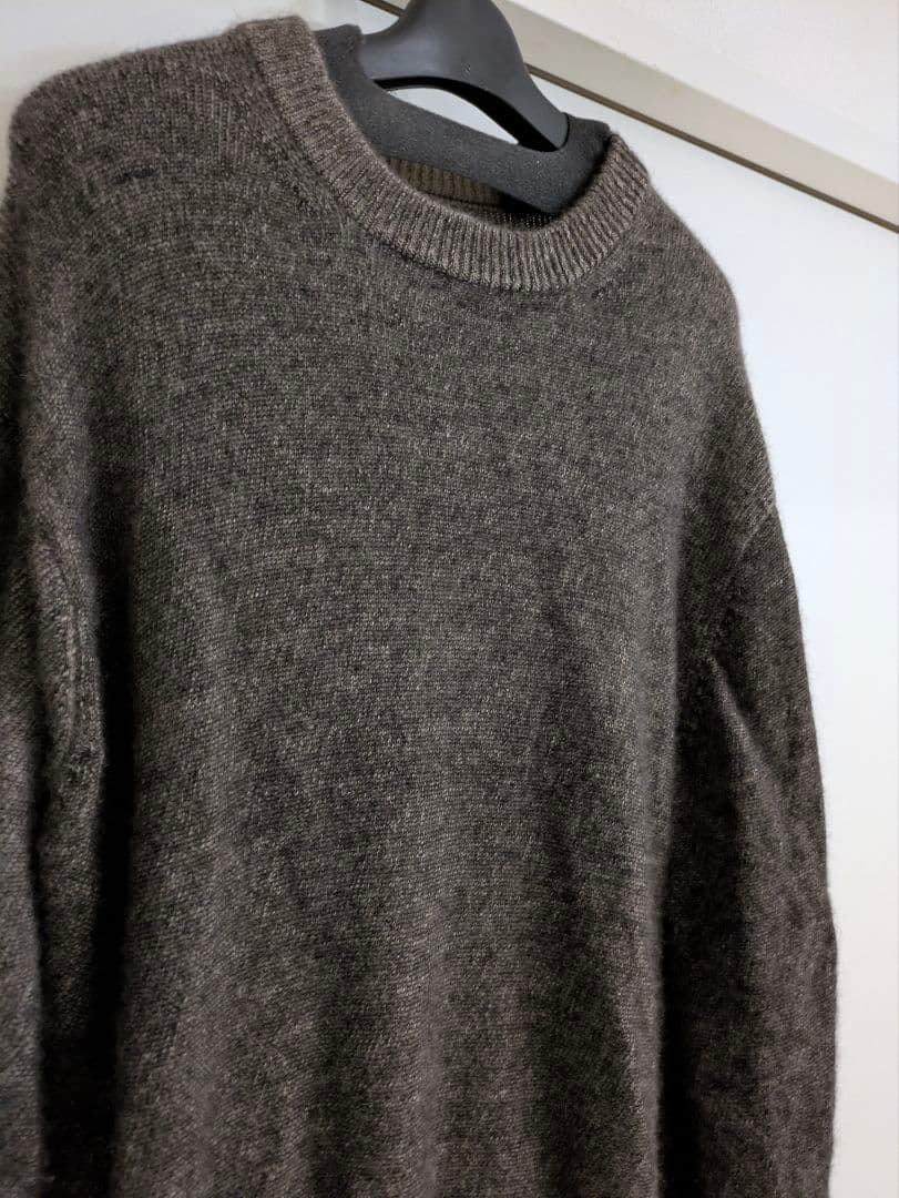 せ*い様 MAATEE&SONS ブラックアルパカ ひょっとこP/O SWEAT