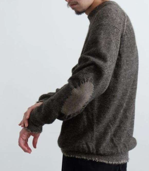 せ*い様 MAATEE&SONS ブラックアルパカ ひょっとこP/O SWEAT