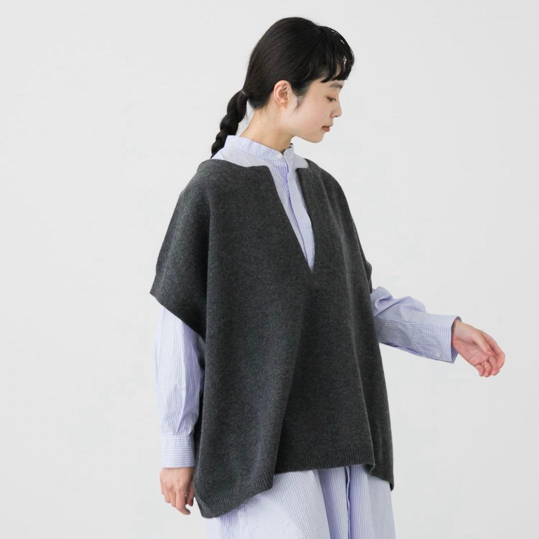 kagure かぐれ　ワイドニットベスト　ウール アーバンリサーチ　ドアーズ