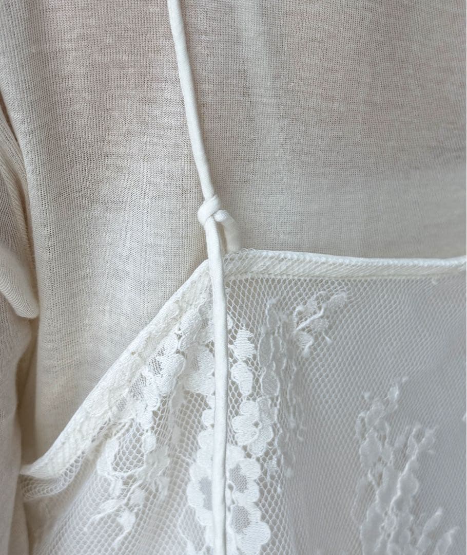 【未使用美品】DouDouスカラレースキャミ