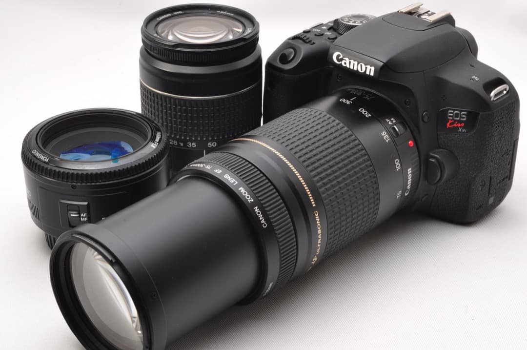 Canon キヤノン EOS kiss x9i 超望遠 トリプルレンズセット