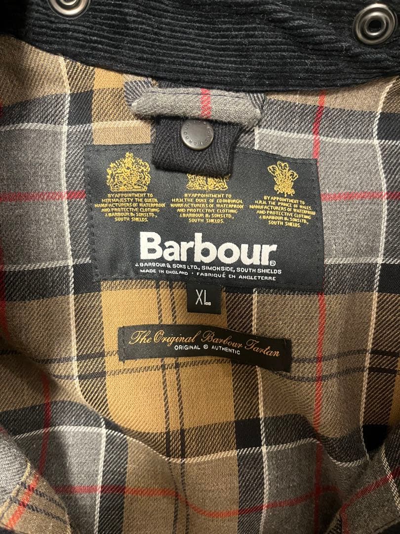 【美品】Barbour ネイビー （S相当）