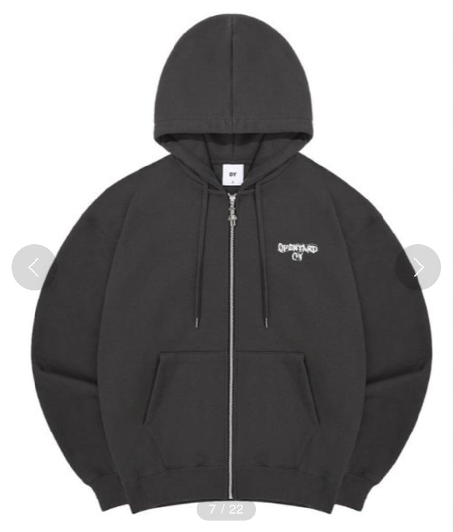 『OY/オーワイ』スケッチオードリー HD ZIPUP ダークグレー