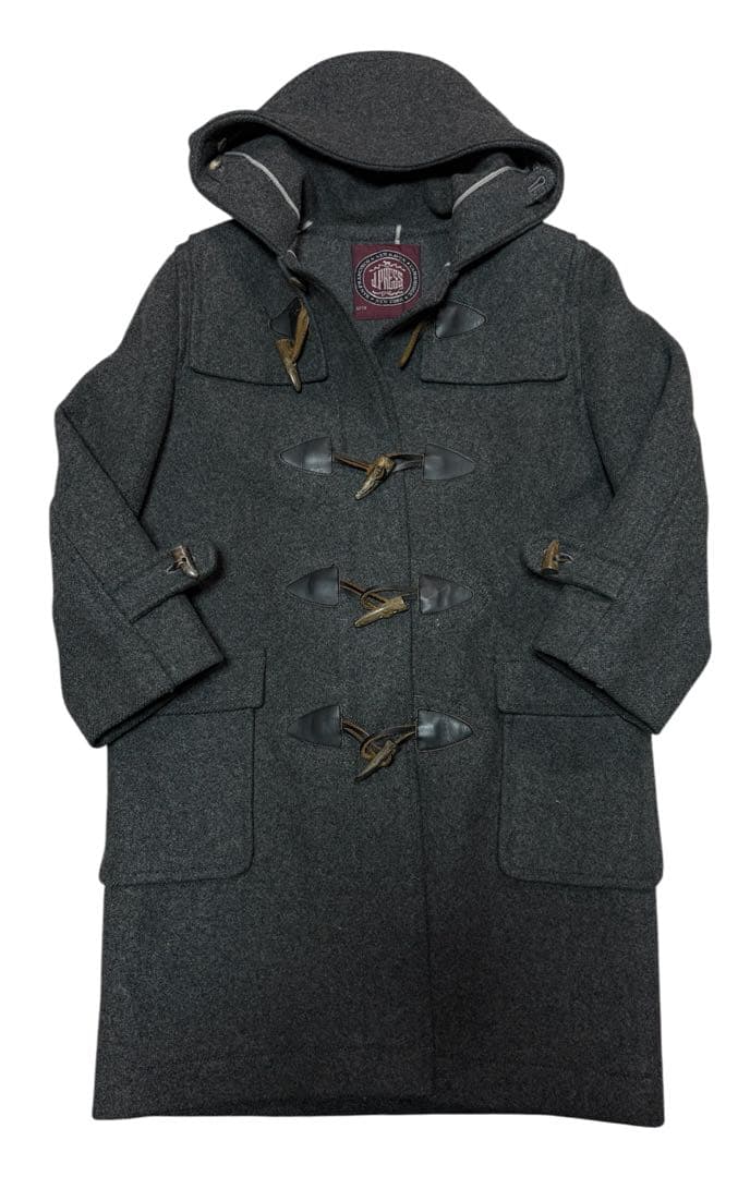 極美品 【ジェイプレス】 J.PRESS 定価7万 本格 ダッフルコート グレー