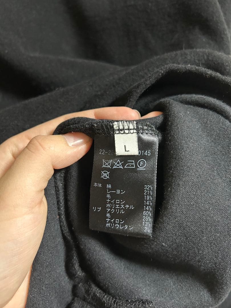 ONE GRAVITY 23aw ウールリバージャージーモックネックプルオーバー