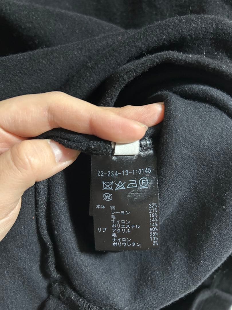 ONE GRAVITY 23aw ウールリバージャージーモックネックプルオーバー