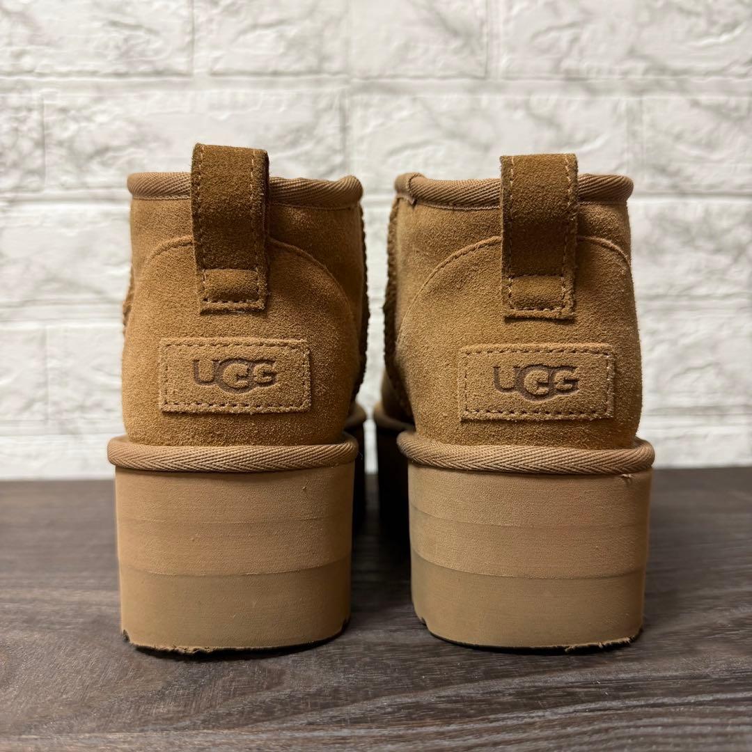 UGG クラシック ウルトラミニ プラットフォーム 23cm チェスナット　厚底