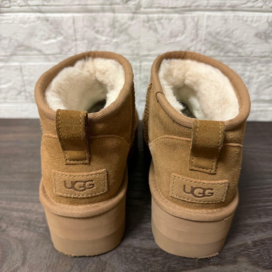 UGG クラシック ウルトラミニ プラットフォーム 23cm チェスナット　厚底