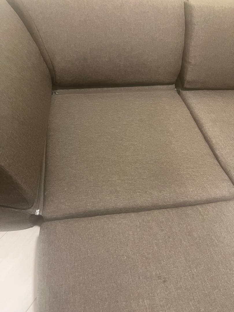 【サトフクさま専用】ローソファー2,3人掛け/ 組み替え可 / グレージュ
