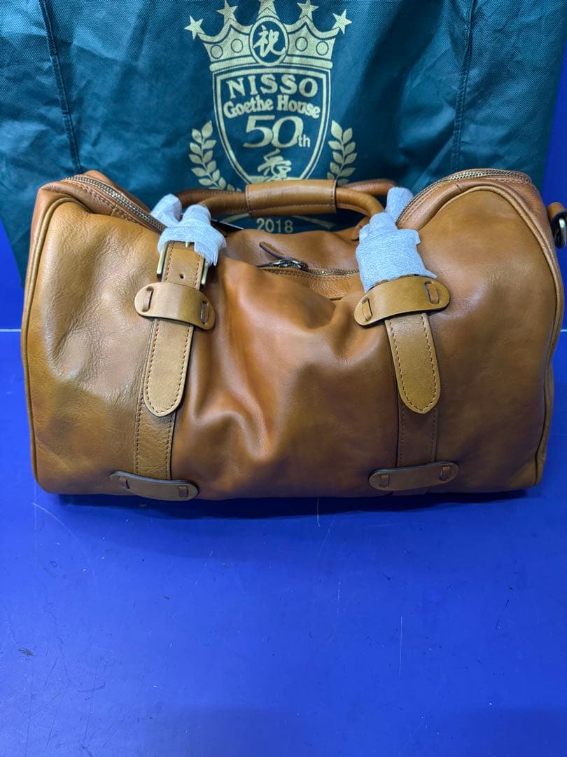 希少 Old Aangler Firenze イダリア制特注ボストンバッグ