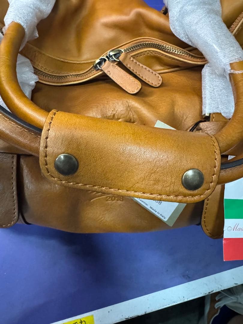 希少 Old Aangler Firenze イダリア制特注ボストンバッグ