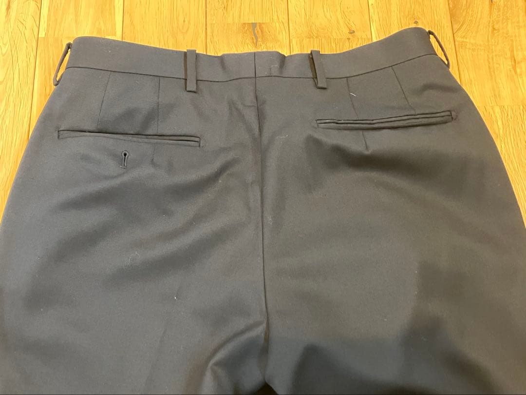 超美品！EDIFICE ダークネイビー2Bスリムスーツ 46