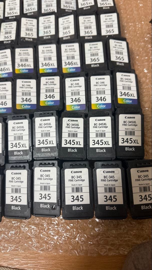 Canon 純正使用済みインクカートリッジ80個-2