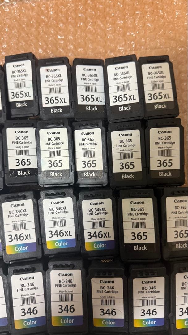 Canon 純正使用済みインクカートリッジ80個-2