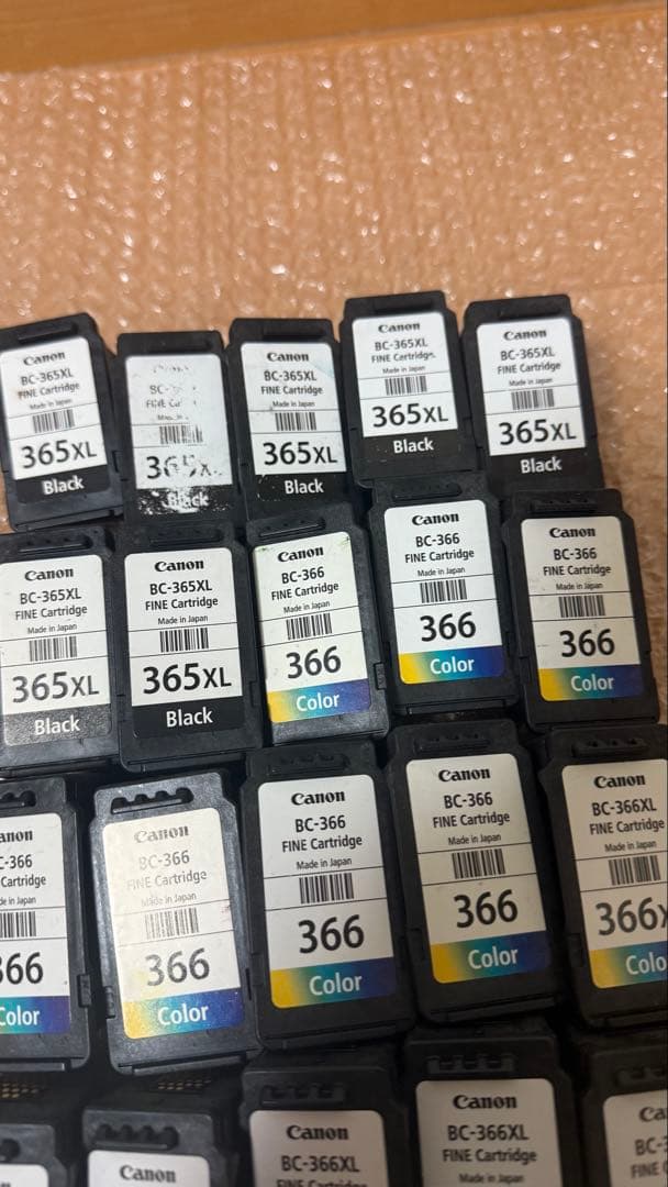 Canon 純正使用済みインクカートリッジ80個-2