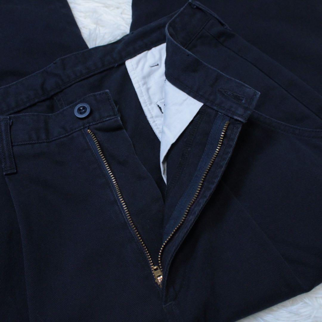 希少 ジャーナルスタンダードラックス ムラチノ ビックタック パンツ ネイビー