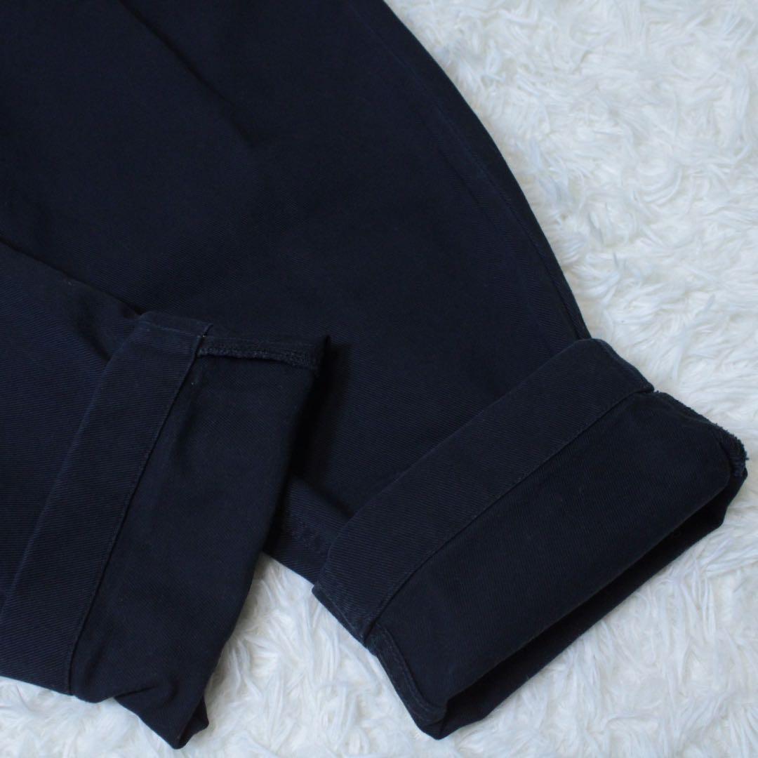 希少 ジャーナルスタンダードラックス ムラチノ ビックタック パンツ ネイビー