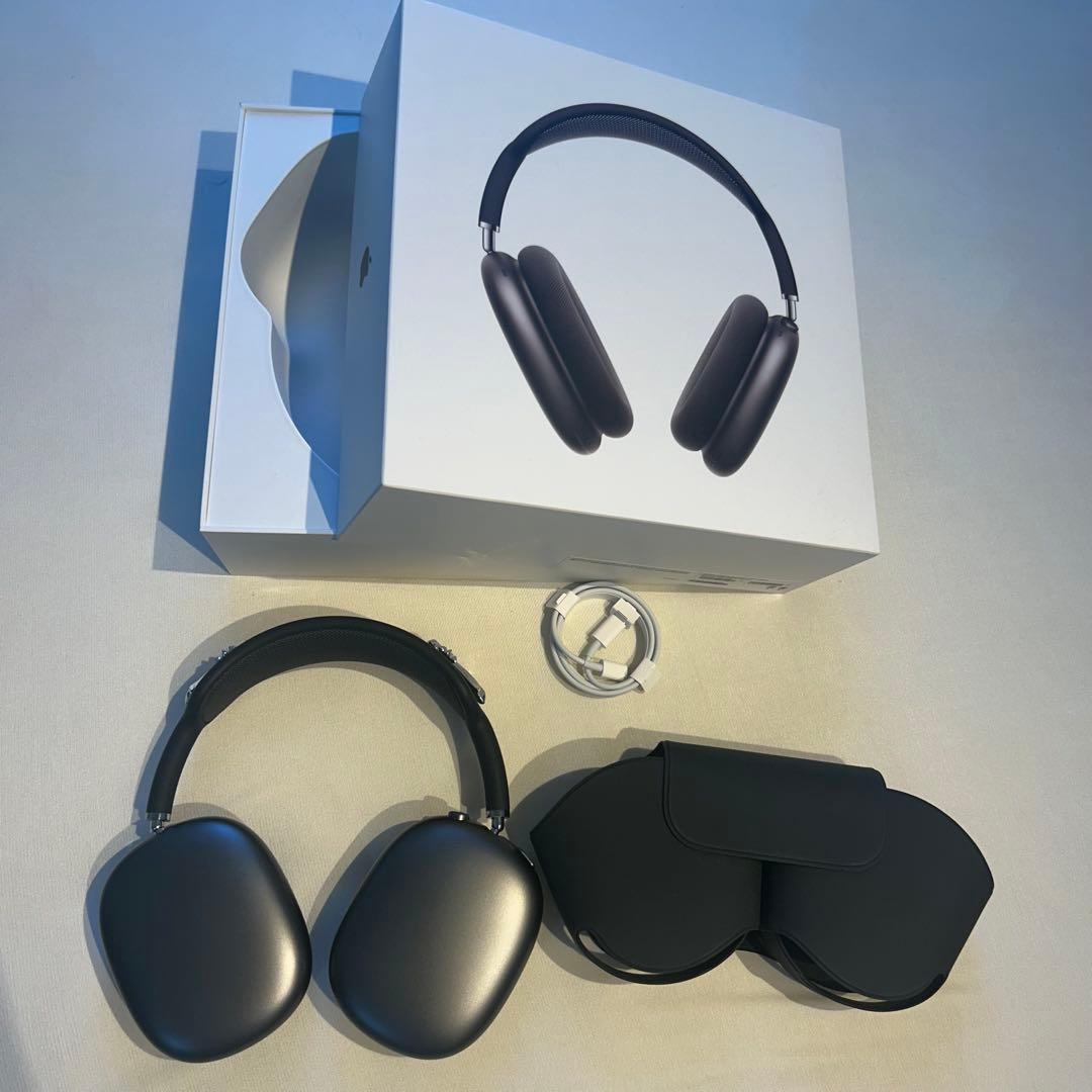 AirPods Max A2096 スペースグレイ ヘッドバンドカバー付