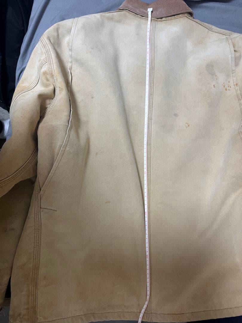 carhartt chore coat フェード ダメージ 汚れ ダック ボロ