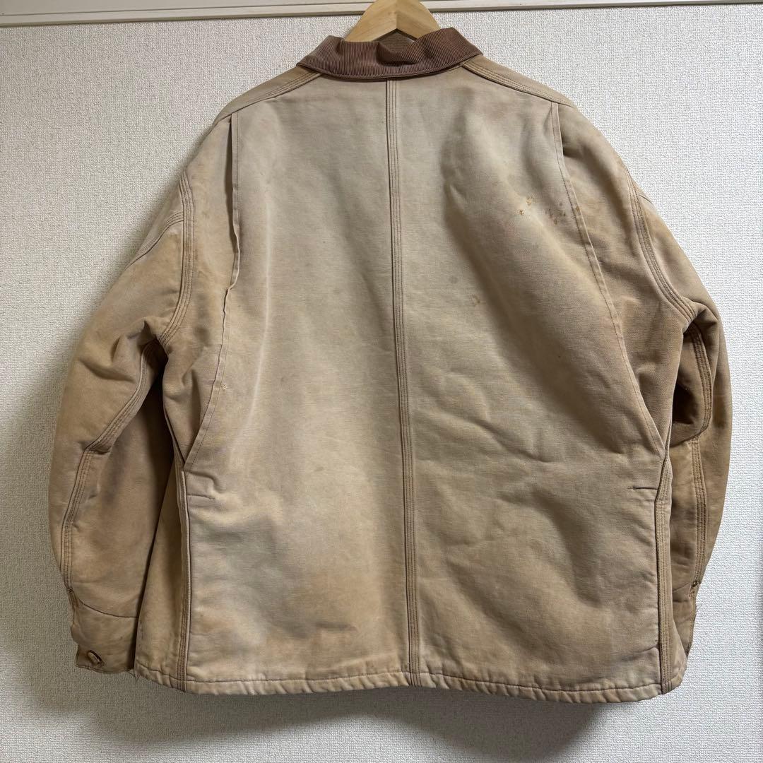 carhartt chore coat フェード ダメージ 汚れ ダック ボロ