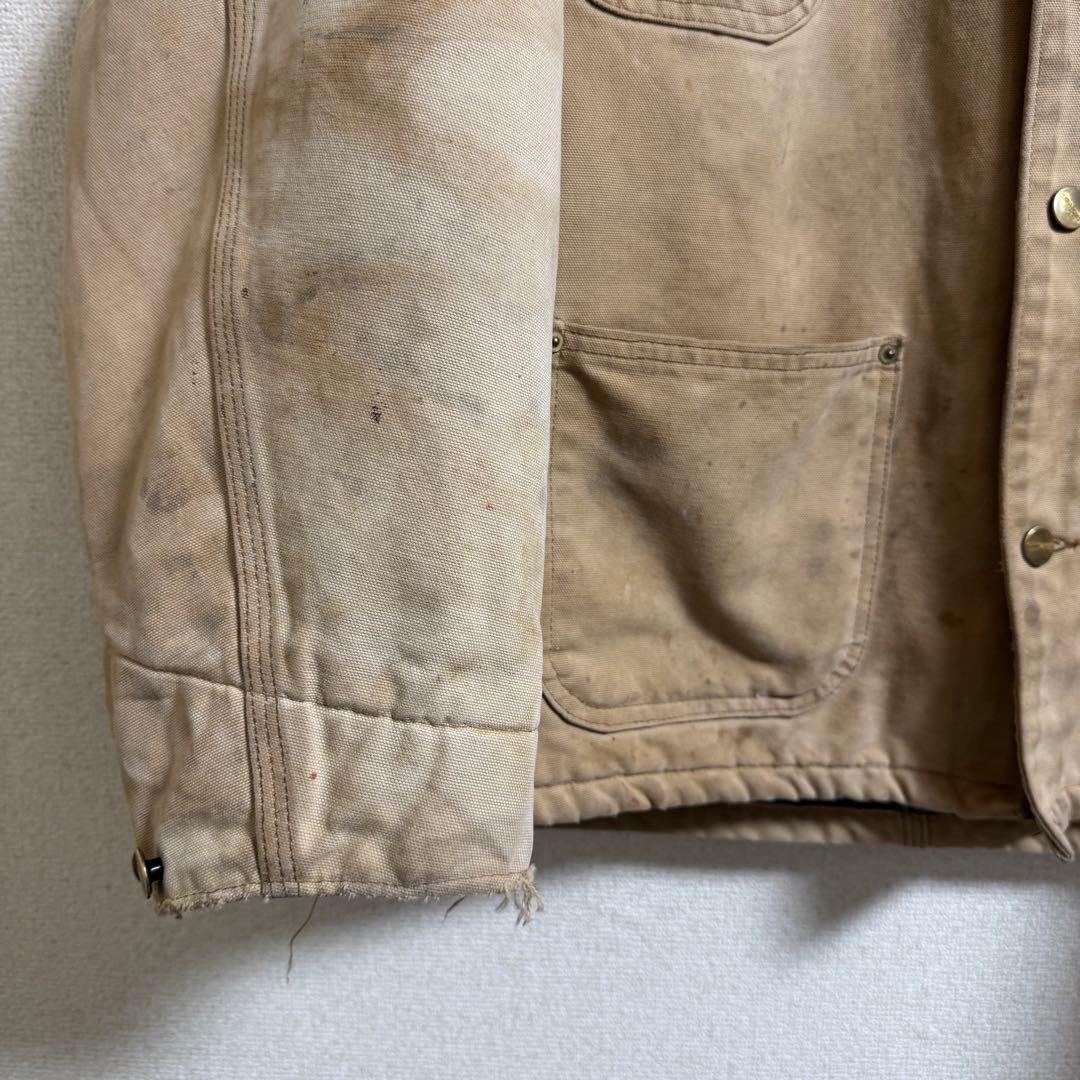 carhartt chore coat フェード ダメージ 汚れ ダック ボロ