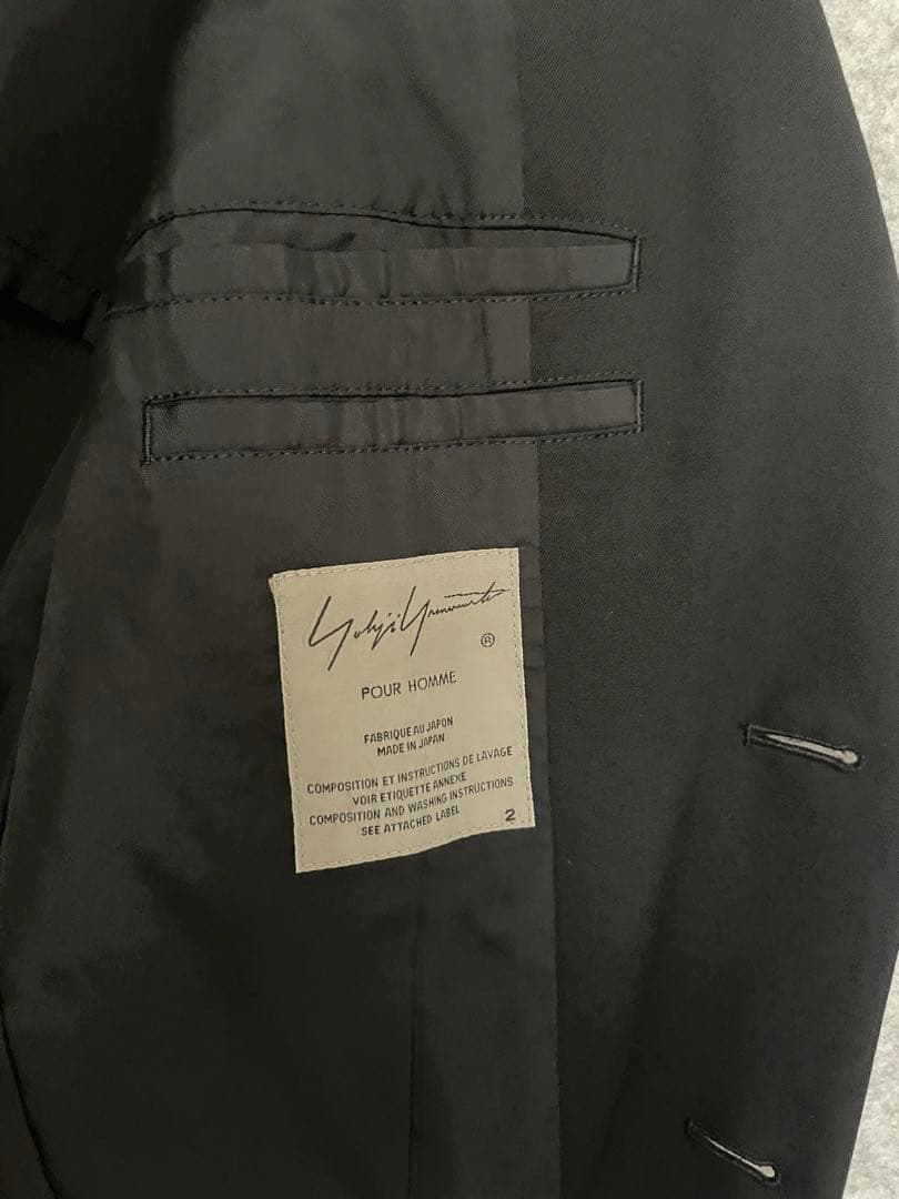 Yohji Yamamoto プールオム ジャケット HN-J34-100