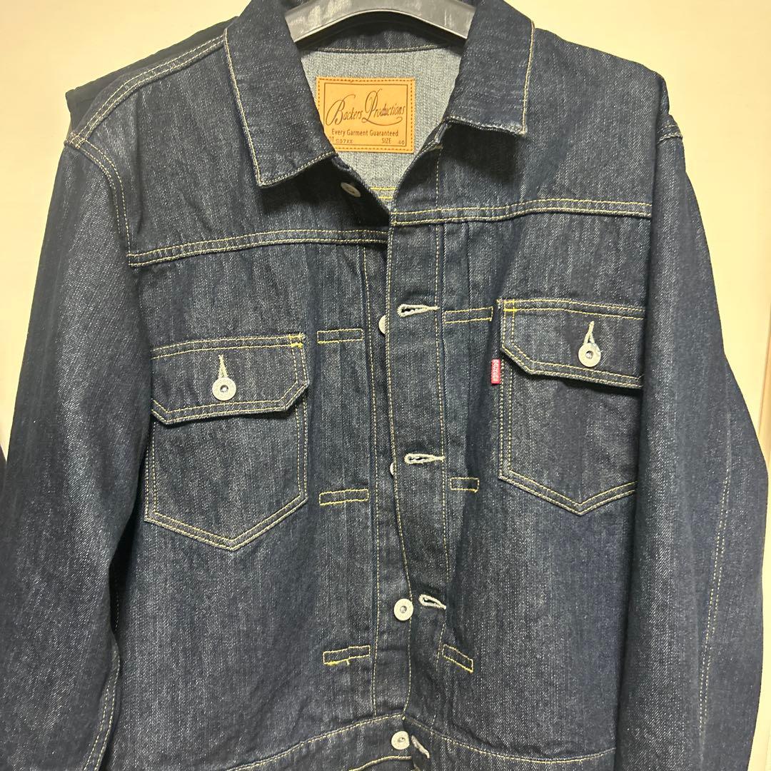 Backers Productions ダークデニムジャケット 40