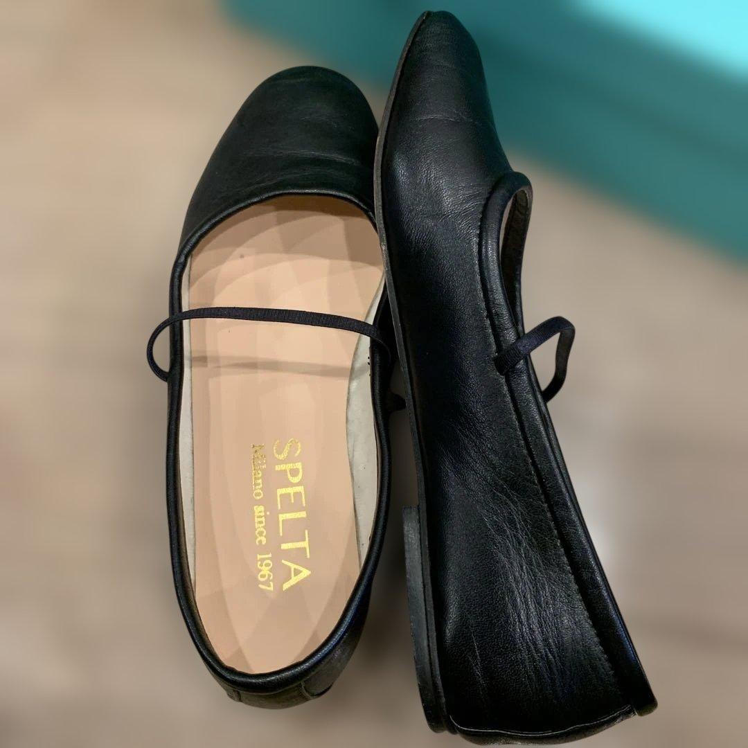 SPLETA スペルタ　黒 フラットシューズ サイズ35