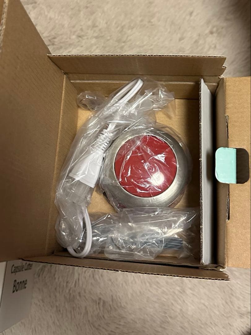 レコルトCapsule Cutter Bonne【未使用・オプションパーツ付き】